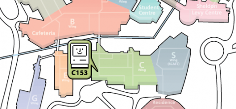 Trafalgar Campus Map C153.png